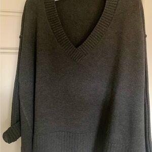 Free People Charcoal Sweater - READ